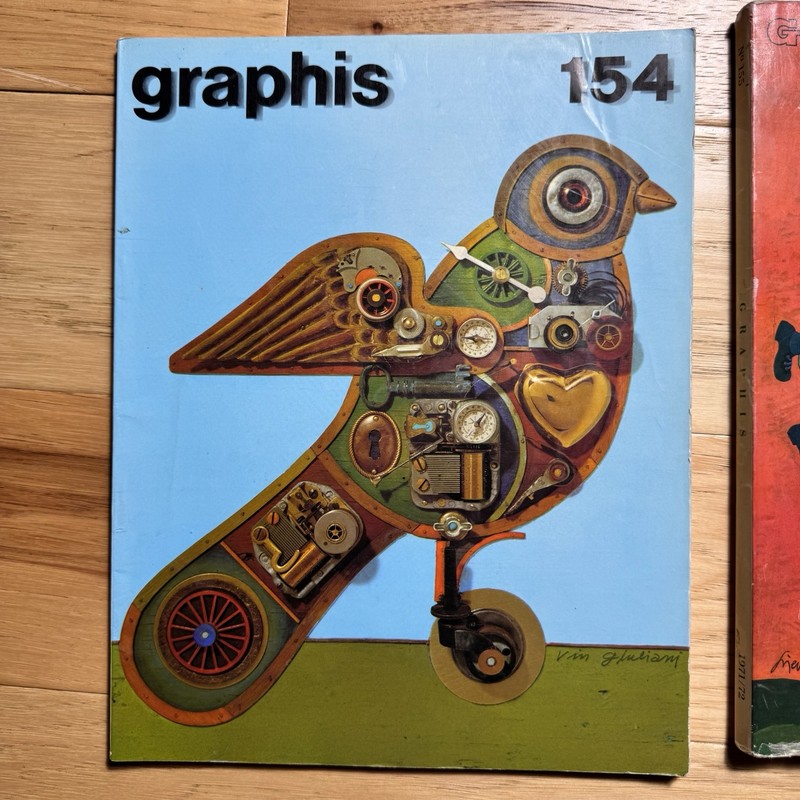 1971-72 GRAPHIS VOLUME #154/155 Graphic Design Magazines Switzerland Modernist gallery