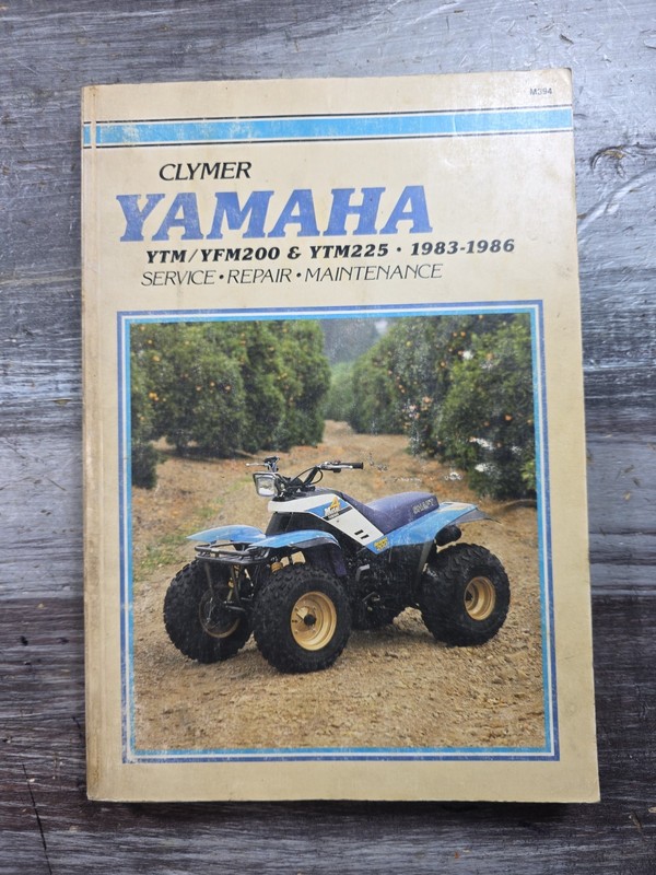 Clymer Service Repair Maintenance Manual M394 YTM/YFM200 YTM225 1983-1986