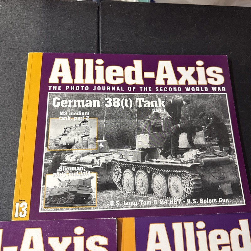 Lot Of 3 Allied Axis Photo Journal 2nd World War PB Issues 13 14 15 gallery