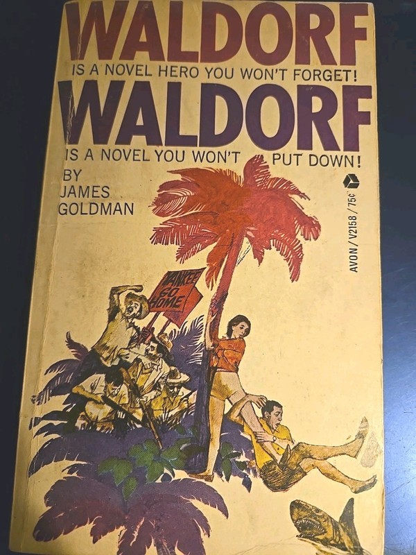 Waldorf James Goldman Avon V2158 1966 1st Printing Vintage Paperback