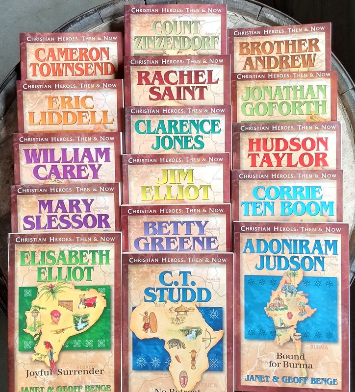 Christian Heroes: Then & Now ~16 PB Bks~ Benge YWAM Church History Biographies ✞