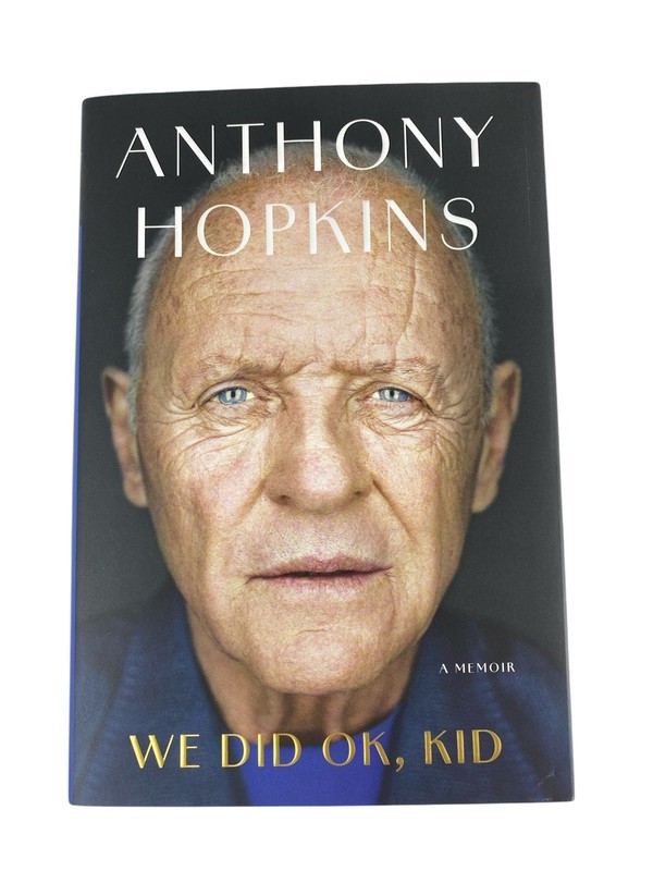 Sir Anthony Hopkins We Did Ok, Kid Signed Autographed Book