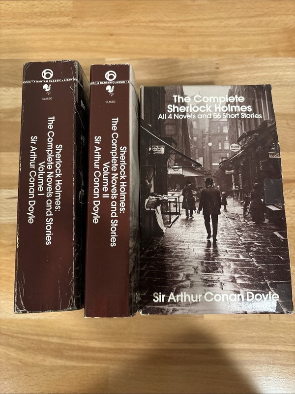 The Complete Sherlock Holmes Sir Arthur Conan Doyle Bantam Classic 2 Vol Box Set