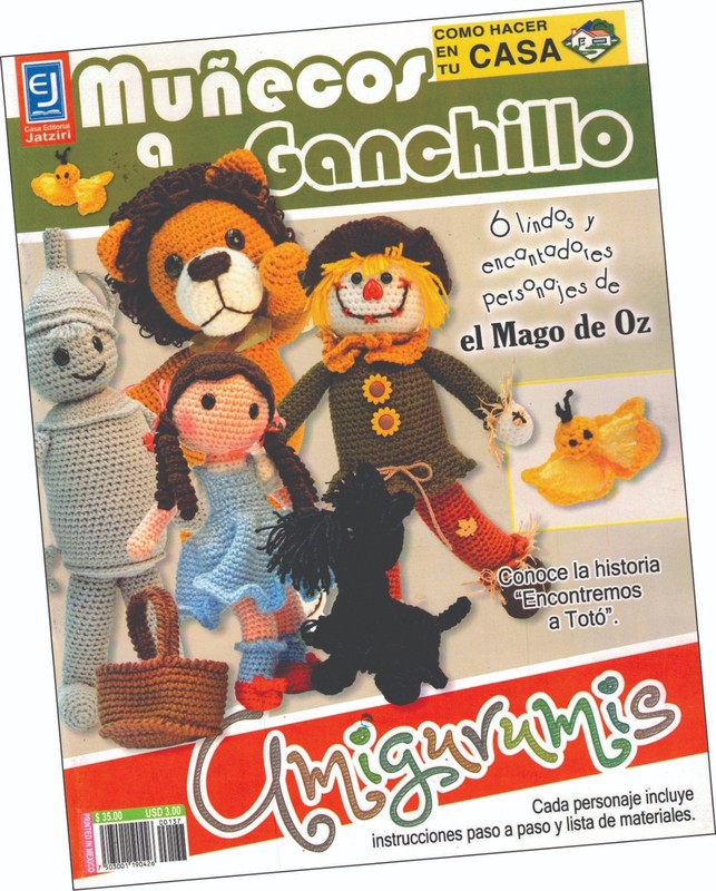 LIBRO «AMIGURUMIS 3: 6 PERSONAJES DE EL MAHO DE OZ», EN ESPAÑOL