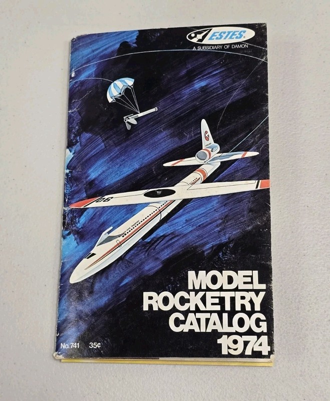 Estes Model Rocketry Catalog 1974 – No. 741 – 80 pages