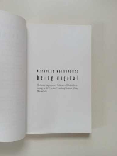 Being Digital by Nicholas Negroponte (1996, Trade Paperback) gallery
