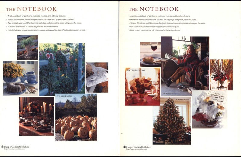 SET of 4 in Slipcase SEASONAL NOTEBOOKS by Carolyne Roehm * 1993 softcover gallery