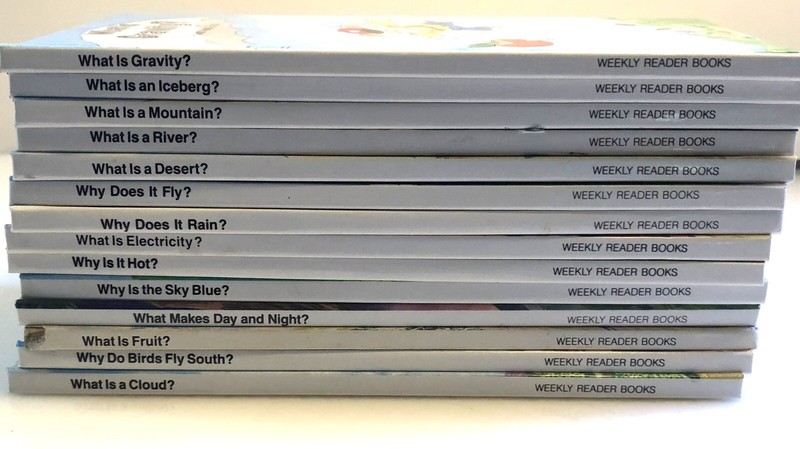 Lot 14 Just Ask Weekly Reader Books What Is Series Childrens Science Nature HB