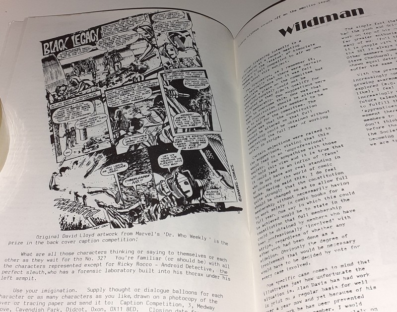 SSI JOURNAL no.49 fanzine UK 1983 ALAN MOORE Miracleman V for Vendetta Warrior gallery