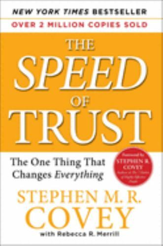 The Speed of Trust: The One Thing that Changes – hardcover, Covey, 9780743297301
