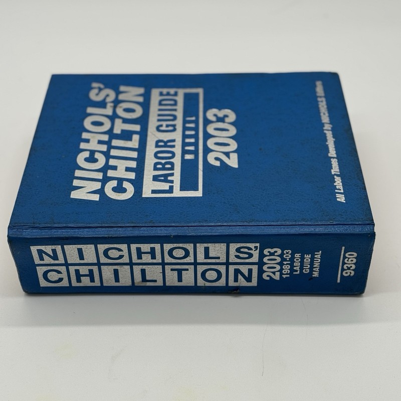 Nichols' Chilton Labor Guide Manual 1981-2003 ORIGINAL gallery