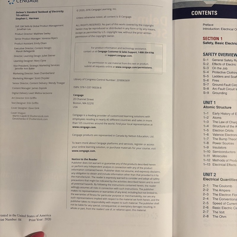 Mindtap Course List Ser.: Delmar's Standard Textbook of Electricity by... gallery