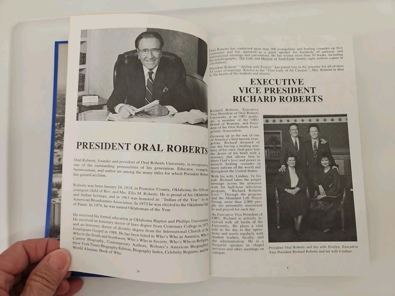 Oral Roberts University 1992 Alumni Directory Hardcover Pre-owned gallery