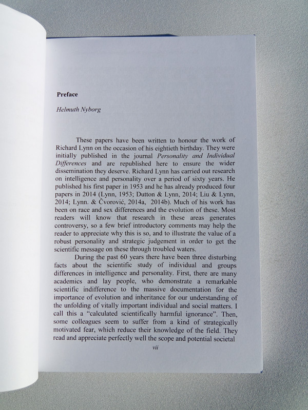 Race and Sex Differences in Intelligence and Personality by Helmuth Nyborg PB gallery