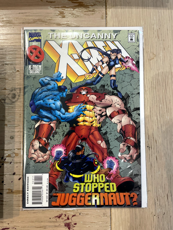 Uncanny X-Men 322 1st Onslaught named (1995,Lobdell/Grummett)