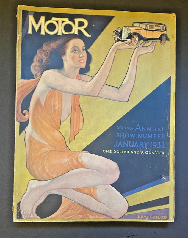 MOTOR MAGAZINE ANNUAL – Jan 1932 – Antique Auto Ads, Chrysler, Pierce-Arrow