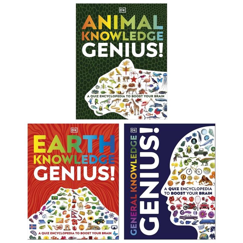 A Quiz Encyclopedia to Boost Your General Knowledge Series by DK: 3 Books – PB