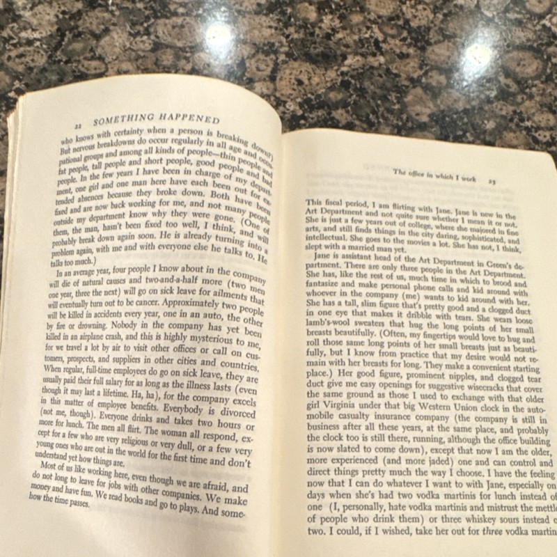 Joseph Heller Something Happened Hardcover Novel Alfred A. Knopf 1974 gallery