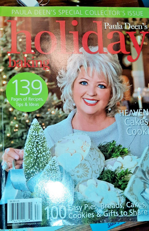 Paula Deen’s Holiday Baking Magazine 2007, 135 pages of Recipes, Tips & Ideas