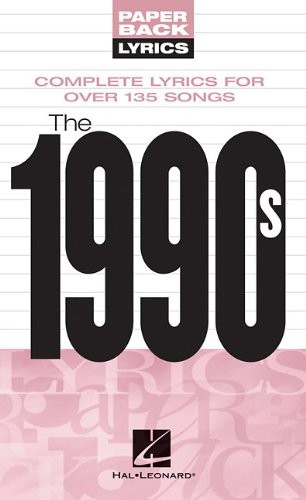 The 1990s: Paperback Lyrics