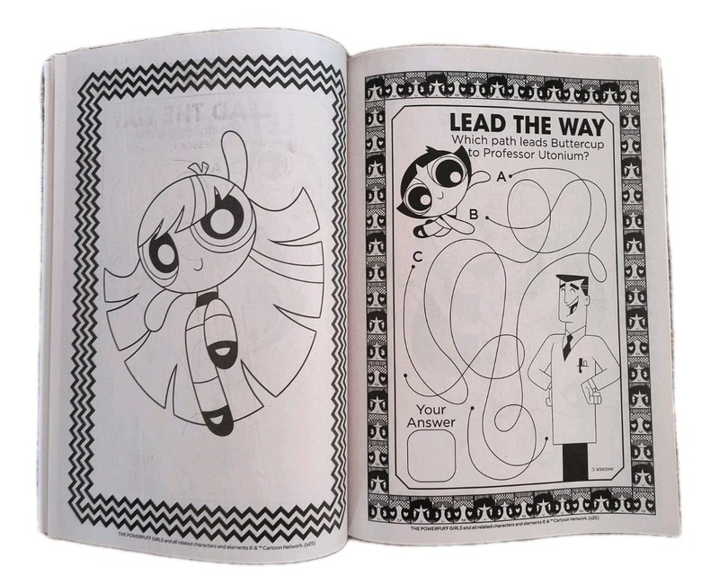 THE POWERPUFF GIRLS JUMBO COLORING AND ACTIVITY BOOK BY BENDON NEW! FREE SHIP! gallery