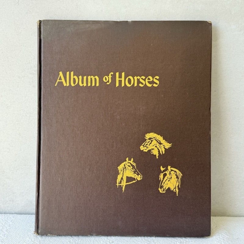 Vintage Children's Book ALBUM OF HORSES by Marguerite Henry 1957 Hardcover gallery