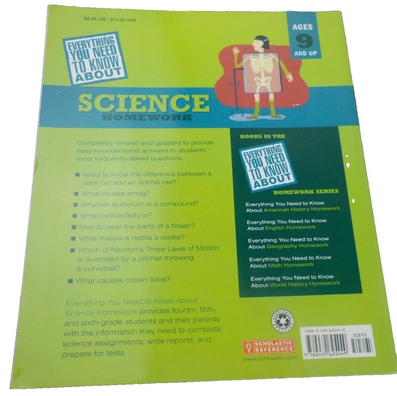Everything You Need To Know About Science Homework-Anne Zeman/Kate Kelly1365/8 gallery