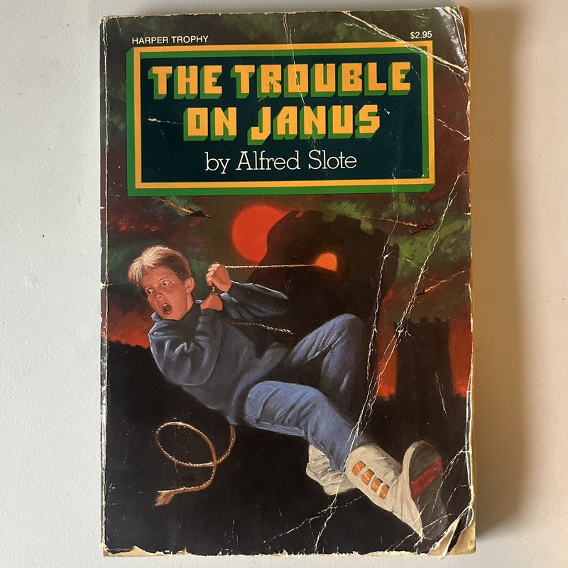 The Trouble on Janus Alfred Slote 1985 Harper Trophy 1988 Sci-fi Robots