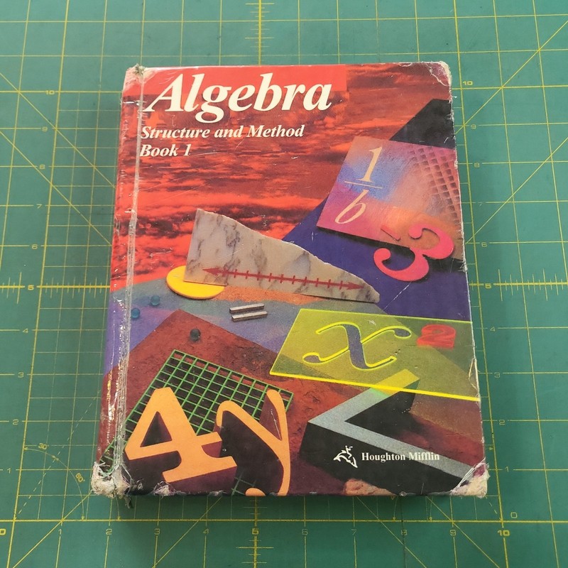 Algebra: Structure and Method Book 1 – Hc By Brown, Richard – «SEE PHOTOS»