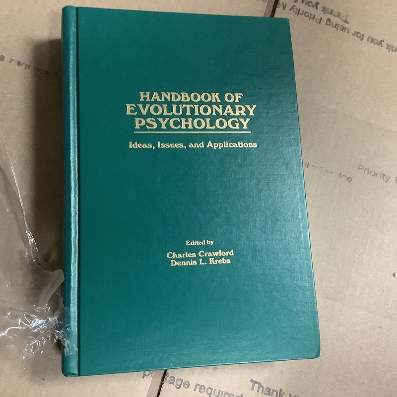 Handbook Evolutionary Psych CL by Charles Crawford: Brand New