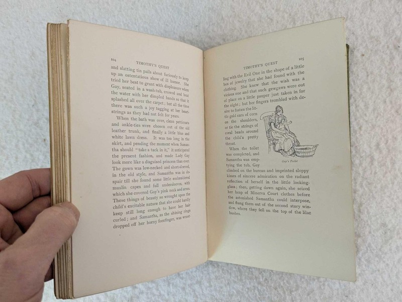 Kate Douglas Wiggin TIMOTHY'S QUEST 1894 Houghton, Mifflin & Co., Boston gallery