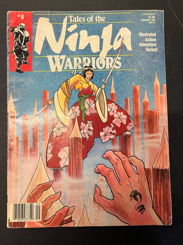 Tales of the Ninja Warriors Magazine #6 1988 CFW Enterprises EB265