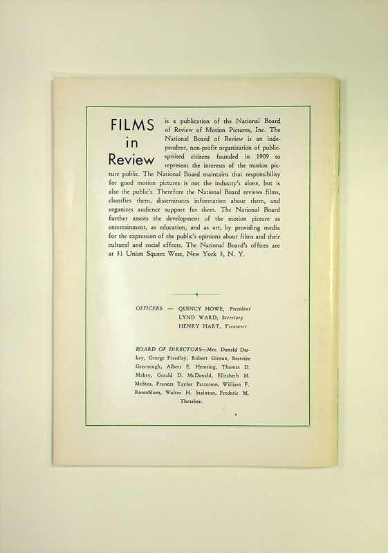 Films in Review Vol. 14 #4 FN/VF 7.0 1963 gallery