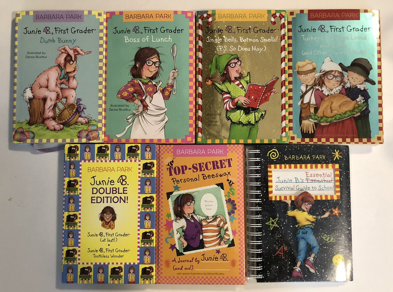 Junie B Jones Lot of 7 Hardcover Books by Barbara Park Chapter Books