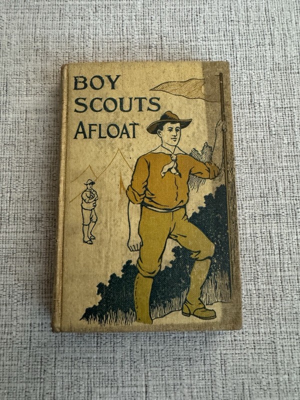 Boy Scouts Afloat 1912 HC Robert Maitland Saalfield Vintage Book