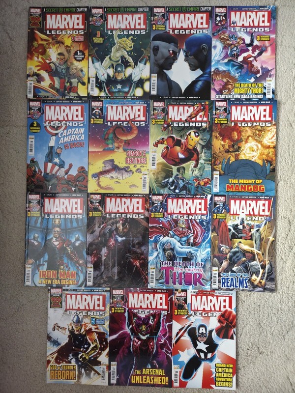 15x Marvel Legends Comics Bundle job lot Panini Captain America Iron Man Thor