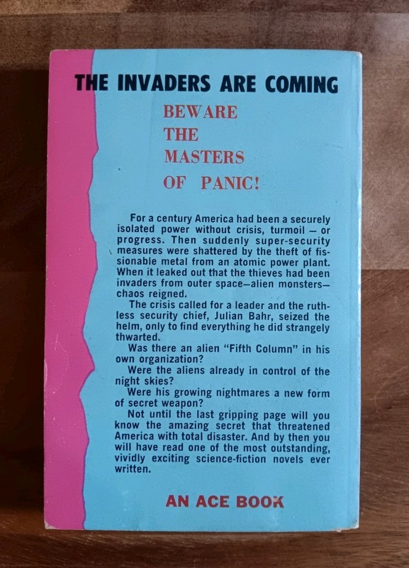 The Invaders Are Coming ~ Alan E. Nourse J. A. Meyer. 1959 1st Ace Book D-366 PB gallery