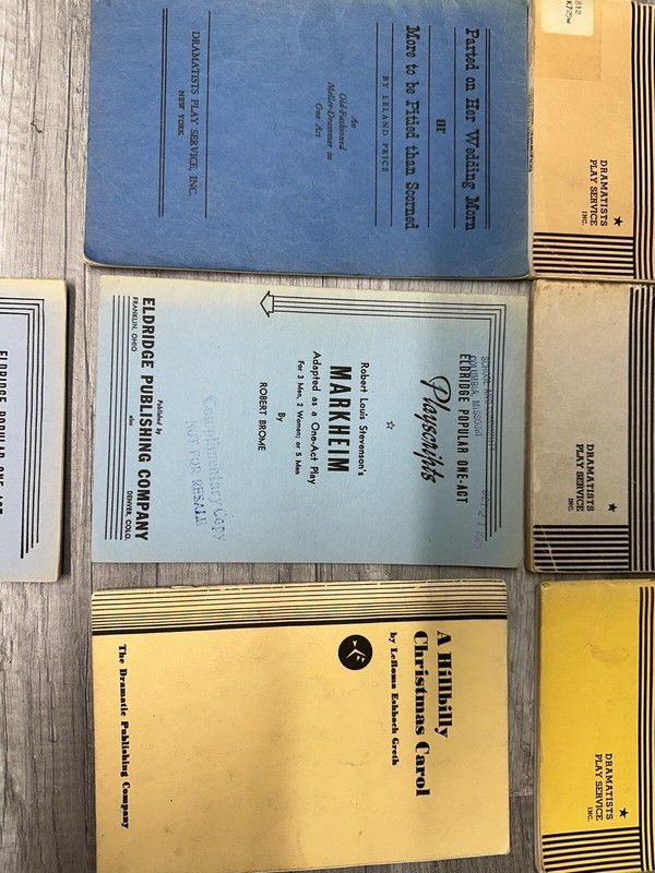 Lot Of 7 Play Scripts: Dramatists Play Service Inc. vintage Paperback gallery