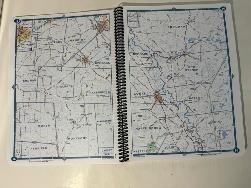 New York State Road Atlas 2012 JIMAPCO Street Guide Syracuse NY Road Map gallery