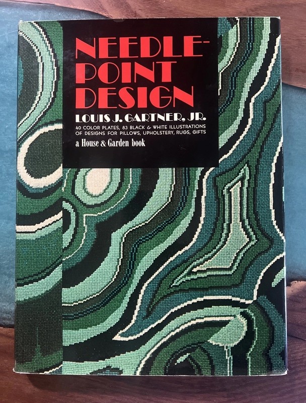 Needlepoint Design Louis J Gartner Jr 1970 HC 1st Ed House & Garden Book