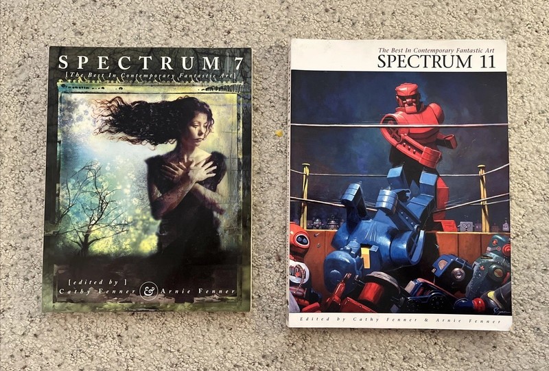 Spectrum: The Best in Contemporary Fantastic Art, Volumes 7 & 11 ✨1st Edition