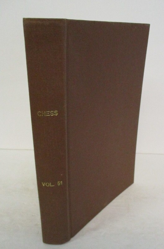 CHESS, Vol. 51, March 1986-April 1987 Bound including index, Sutton Coldfield
