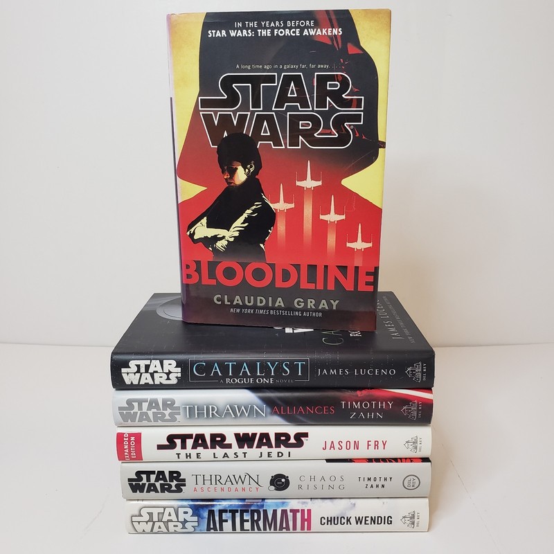 Star Wars Lot Of 6 Hardcover Books Aftermath Thrawn Alliances Catalyst Bloodline