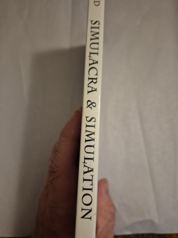 Simulacra and Simulation Jean Baudrillard TPB Postmodern Philosophy Theory gallery