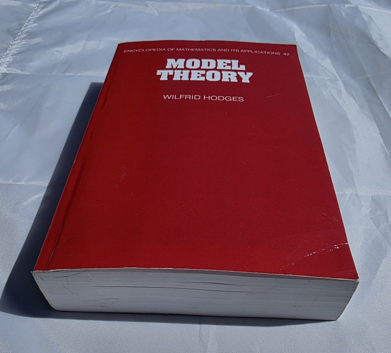 Model Theory, Paperback by Hodges, Wilfrid, Like New Used