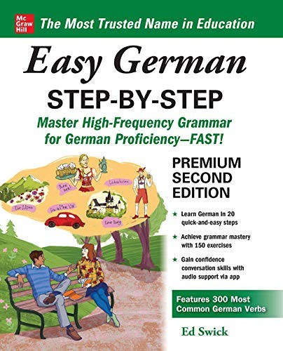 Easy German Step-by-Step, Second Edition, Swick 9781260455168 Free Shipping..
