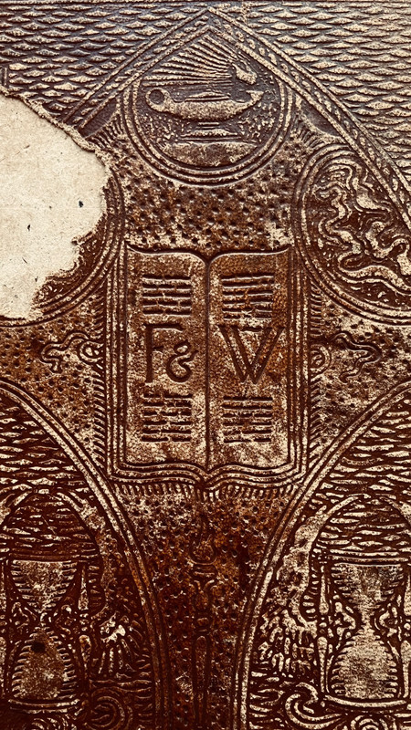Antique Funk & Wagnalls 1893 Dictionary, 10x12.5x5 Inches gallery