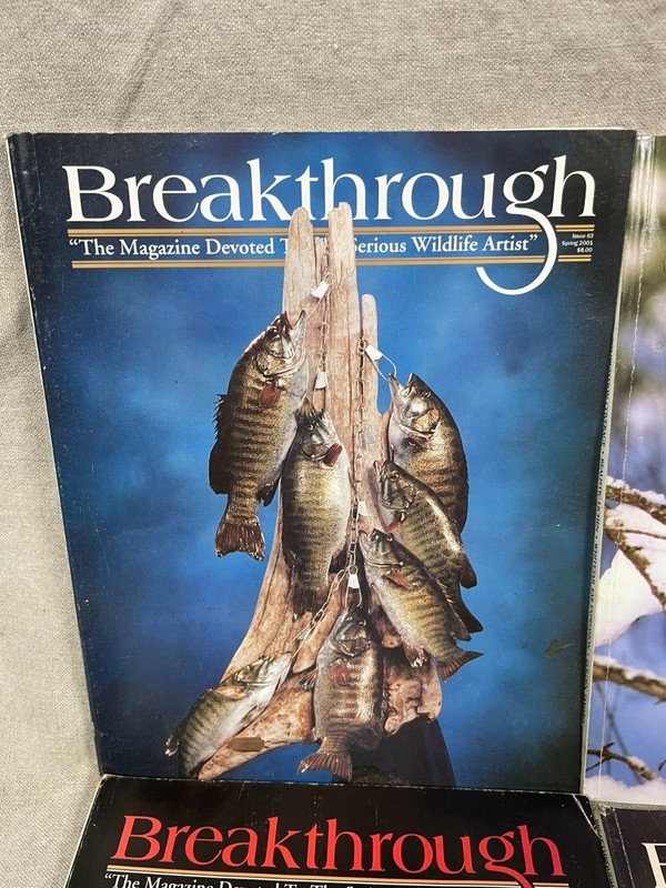2001 Breakthrough Taxidermy Magazine Lot of 4 Wildlife Artists gallery