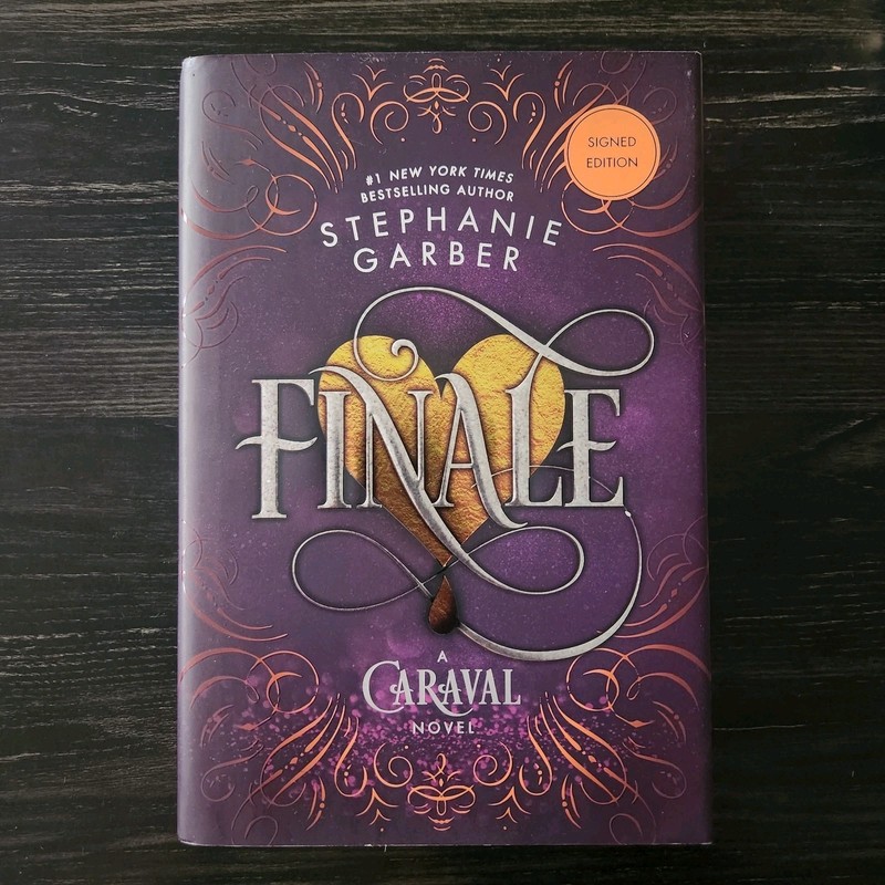 Finale Stephanie Garber SIGNED 1st Edition Print Hardcover Caraval Novel -READ!