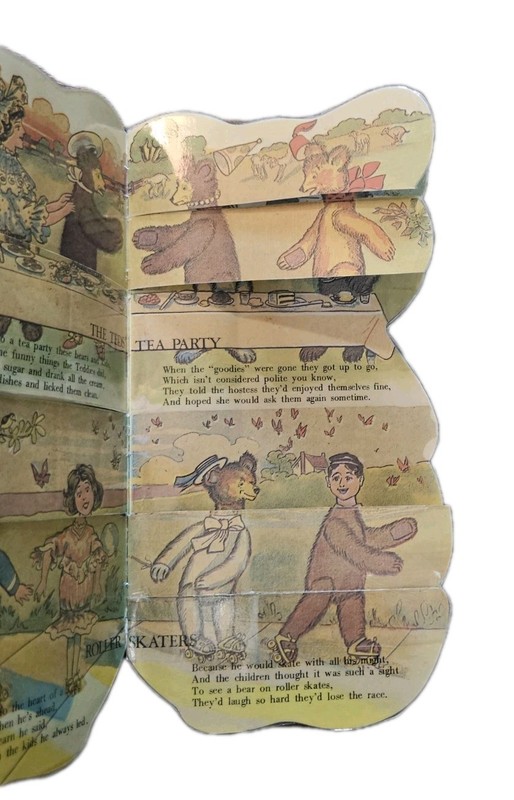 Vintage Style Moving Picture Teddies Flip Book Merrimack Reproduction Teddy Bear gallery